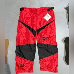 Reebok Red and Black Hockey Pants